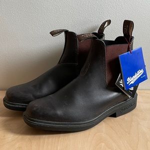 BRAND NEW BLUNDSTONE BOOTS CLASSIC STOUT BROWN SIZE 10W 8M